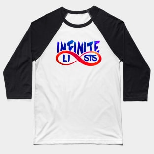 Infinite lists Merch Baseball T-Shirt